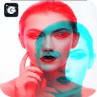 Glitch VHS Retro-3D Glitch Effect & Photo Editor