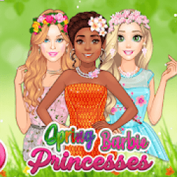 Spring Makeover Barbie Princesses icon