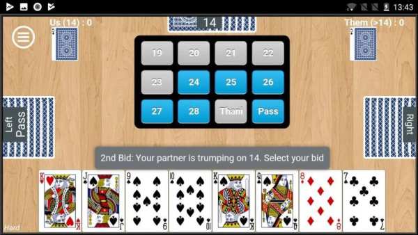 28 Card Game (Twenty Eight) screenshot 5
