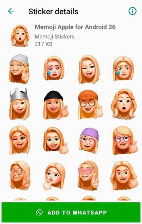 Memoji Apple Stickers for Android WhatsApp स्क्रीनशॉट 2