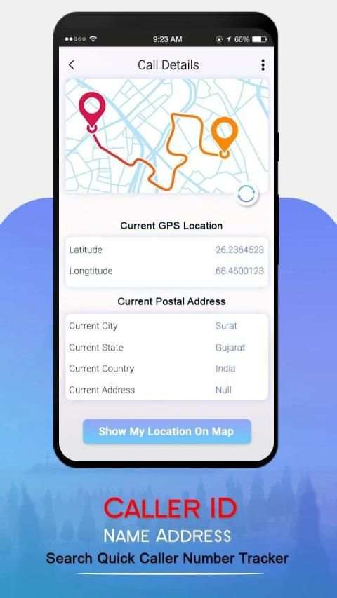 Caller ID Name Address Location Tracker स्क्रीनशॉट 1