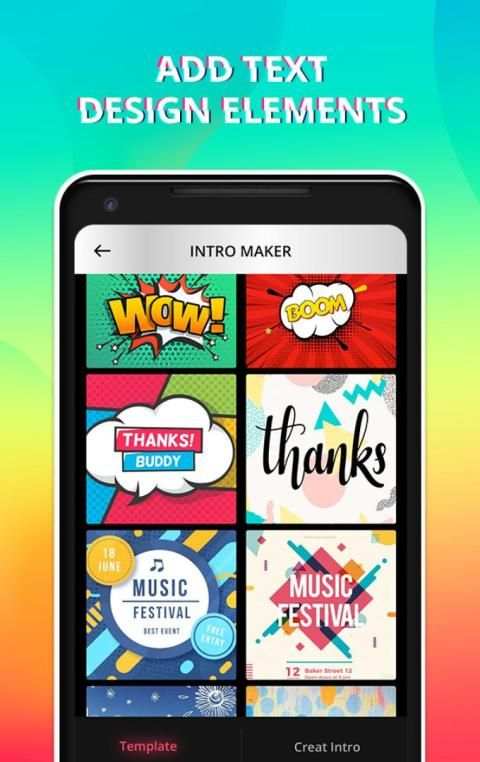 Video Intro Maker With Music, Crop & Editor स्क्रीनशॉट 1