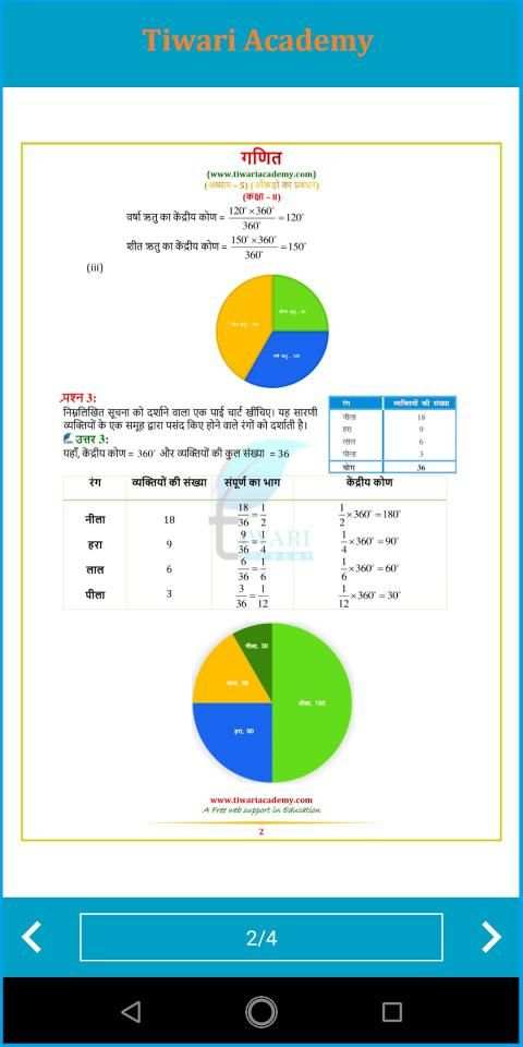 NCERT Solutions for Class 8 Maths in Hindi offline screenshot 3