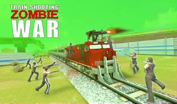 Zombie Train War - Zombie Train Shooting Game screenshot 4
