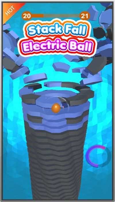 Electric Stack Ball - Fall Crush 3D screenshot 7