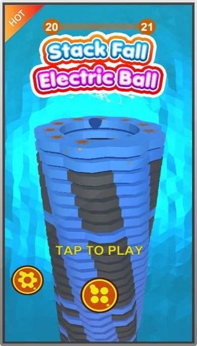 Electric Stack Ball - Fall Crush 3D screenshot 5