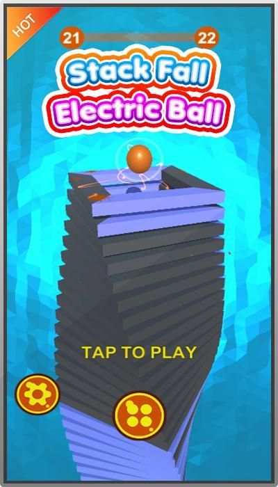 Electric Stack Ball - Fall Crush 3D screenshot 2