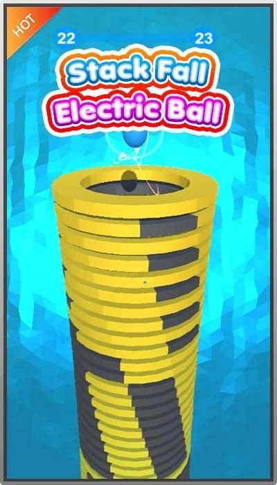 Electric Stack Ball - Fall Crush 3D screenshot 3
