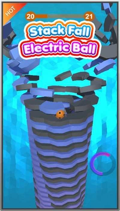 Electric Stack Ball - Fall Crush 3D screenshot 6