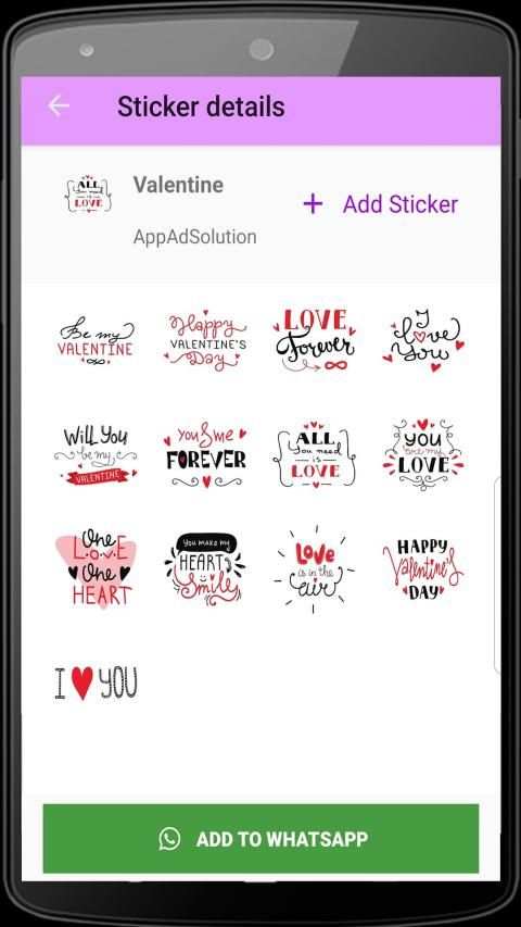 ❤ WALoveSticker ❤ WAStickerApps of Love screenshot 1