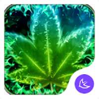 Shine Green Leaf Theme & HD wallpapers