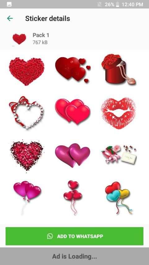 New WAStickerApps ❤️ Love Stickers 2020 स्क्रीनशॉट 2