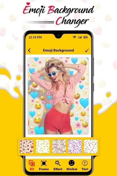 Emoji Background Changer : Photo Changer Editor स्क्रीनशॉट 6