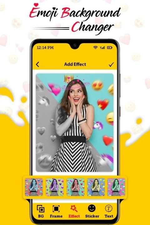 Emoji Background Changer : Photo Changer Editor स्क्रीनशॉट 4