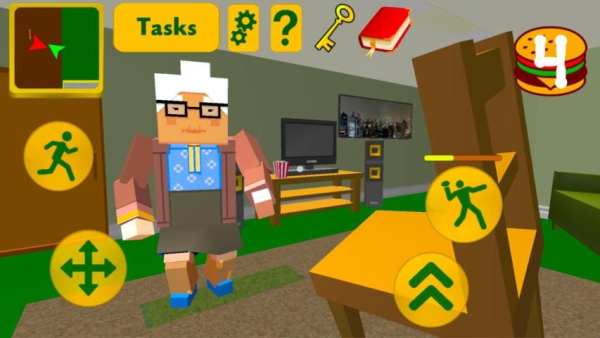 Craft Granny. Blocky Neighbor Escape 3D स्क्रीनशॉट 3
