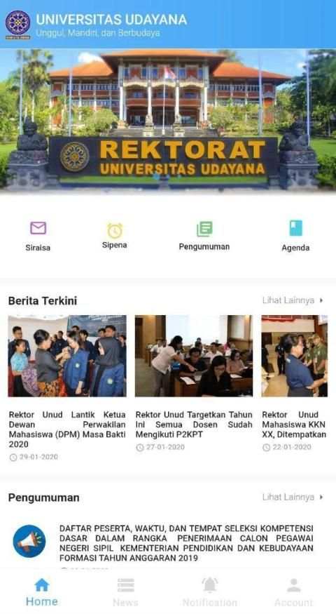 Udayana Mobile screenshot 2