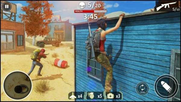 Squad Free Fire Battle - Legend Battlegrounds screenshot 2