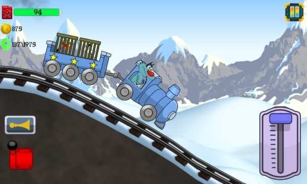Little Oggy Rail Rush screenshot 8
