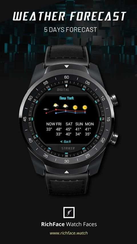 Digital Striker Watch Face स्क्रीनशॉट 13