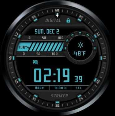 Digital Striker Watch Face screenshot 4