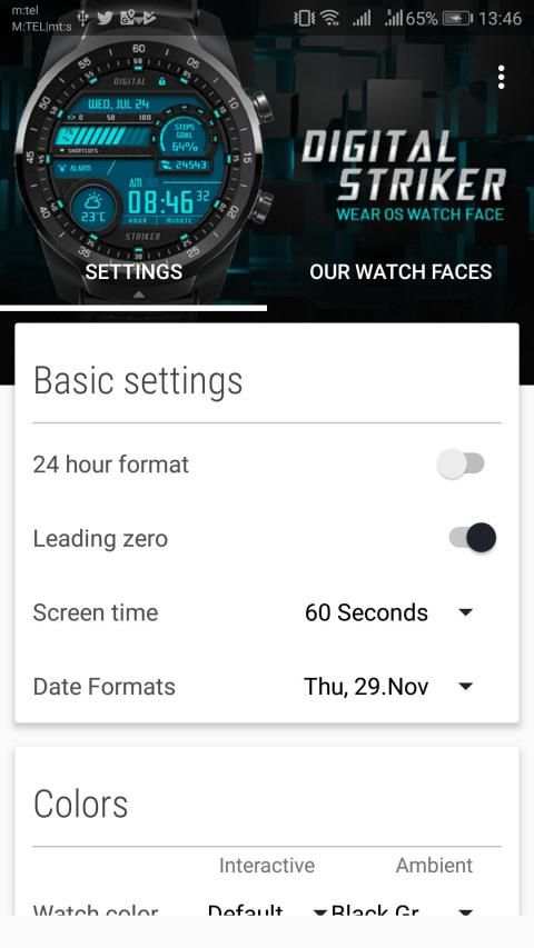 Digital Striker Watch Face स्क्रीनशॉट 10