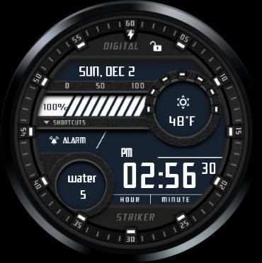 Digital Striker Watch Face screenshot 1
