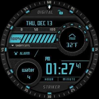 Digital Striker Watch Face screenshot 8