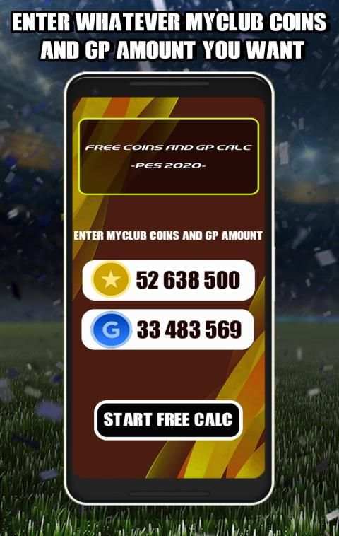 Free MyClub Coins And GP Calc For PES 2020 स्क्रीनशॉट 4