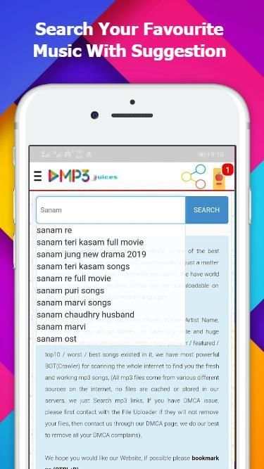 Emp3 - Free Mp3 Downloader स्क्रीनशॉट 5