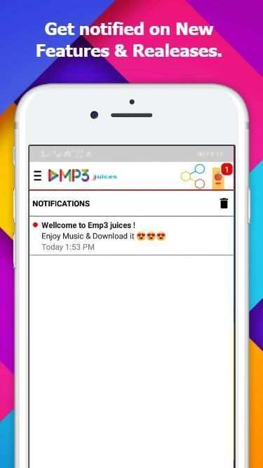 Emp3 - Free Mp3 Downloader स्क्रीनशॉट 1