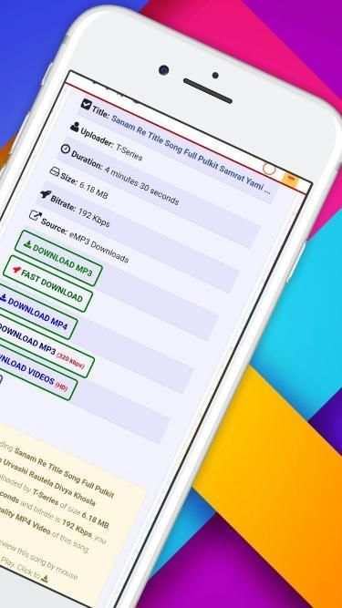 Emp3 - Free Mp3 Downloader स्क्रीनशॉट 2