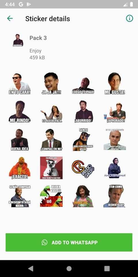 Memes con Frases Stickers en Español para WhatsApp screenshot 5