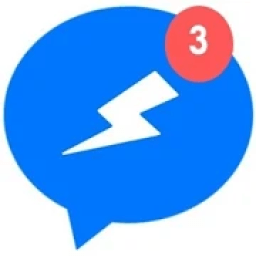 Text Messenger App: Free text message &amp; Video chat आइकन