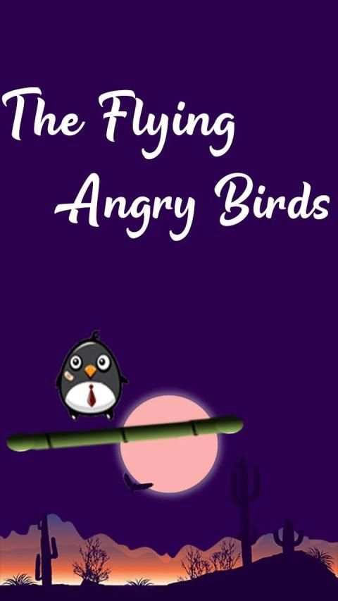 the flying angry bird स्क्रीनशॉट 1
