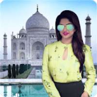 My Photo with Taj Mahal Background