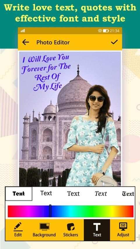 My Photo with Taj Mahal Background screenshot 3