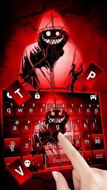 Tema Keyboard Creepy Killer Jeff screenshot 3