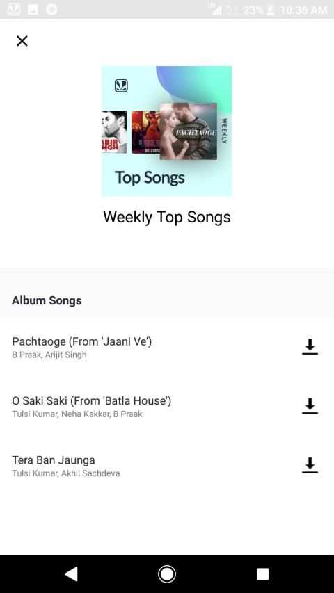 Free Songs Download for JioSaavn स्क्रीनशॉट 2