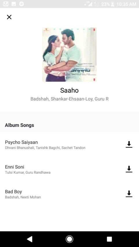 Free Songs Download for JioSaavn स्क्रीनशॉट 3