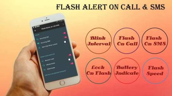 Automatic Flash Alert On Call & SMS screenshot 4