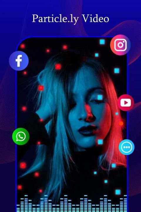 Magic Bit : Particle.ly - Video Status Maker screenshot 1
