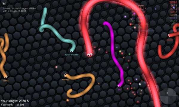 slither.io स्क्रीनशॉट 2