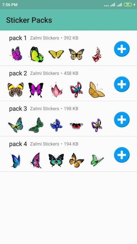 WAStickerApps - Butterfly Stickers for WA 2020 screenshot 4