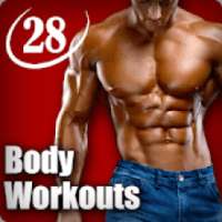 Full body workouts in 28 days: Chest, arms on 9Apps
