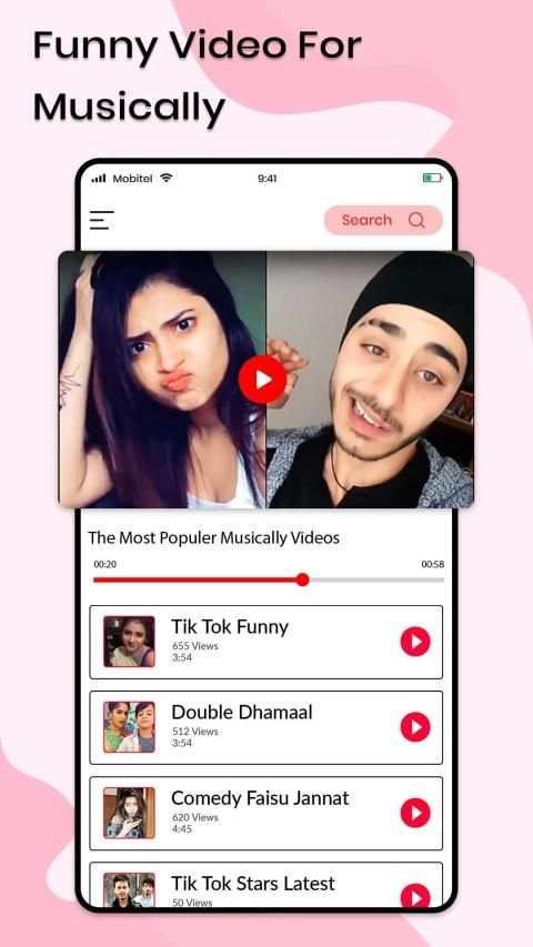 Funny Video For Musically स्क्रीनशॉट 6