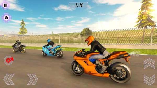 Heavy Bike Racing Highway Rider Moto Race स्क्रीनशॉट 5