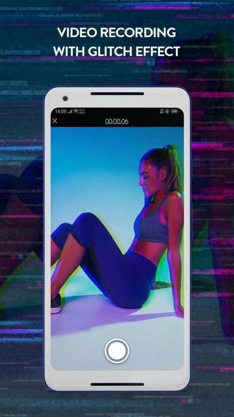Glitch Video Editor - Video Glitch Star, vaporwave screenshot 2