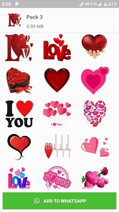 WAStickerApps Love ❤️ Love Sticker for WhatsApp स्क्रीनशॉट 5