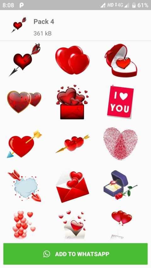 WAStickerApps Love ❤️ Love Sticker for WhatsApp स्क्रीनशॉट 1