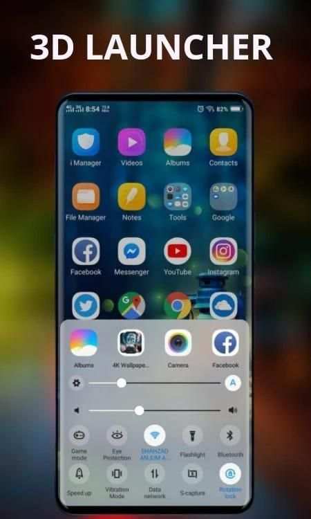 Oppo Reno R17 2020 Launcher : Thames & Wallpaper screenshot 1